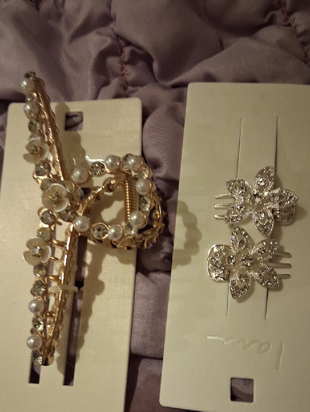 2 Beatiful Hair Clips